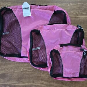 eBags Pink Packing Cubes 3-Piece Set